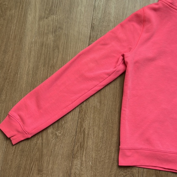 PINK Victoria’s Secret Women’s Hot Pink Full Zip Hoodie Size Medium - Picture 16 of 17